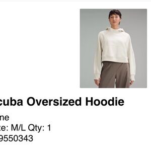 Lululemon Scuba Oversized Hoodie